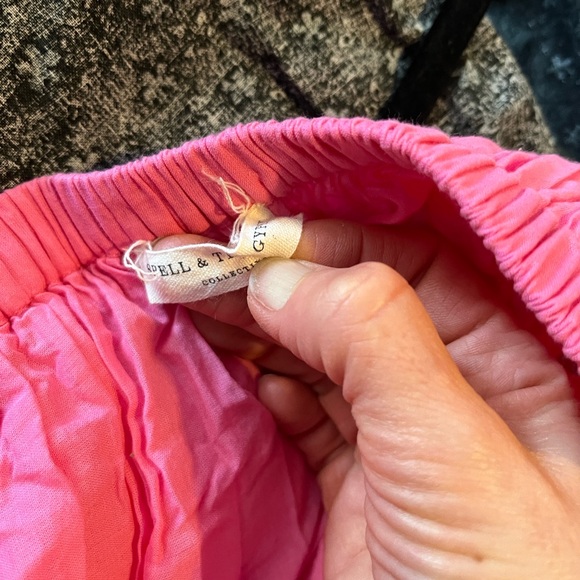 Spell Pink Tiered Maxi Skirt XS - Picture 4 of 6